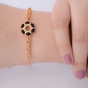 Black And Golden Bracelets Znb1013