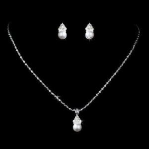 Pure Silver Set With Rhodium Plating