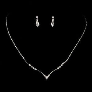 Pure Silver Set With Rhodium Plating