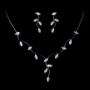 Pure Silver Set With Rhodium Plating