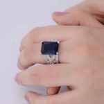 4 Different zircon Silver Rings Znr 1006