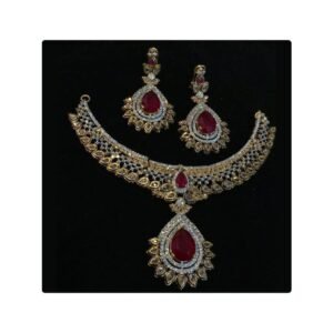 Pure Silver Set With Rhodium Plating