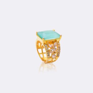 Stylish Feroza Square Zircon Crystal Ring for Girls/Women