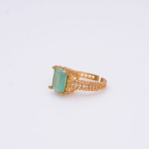 Stylish Zircon Crystal Ring.